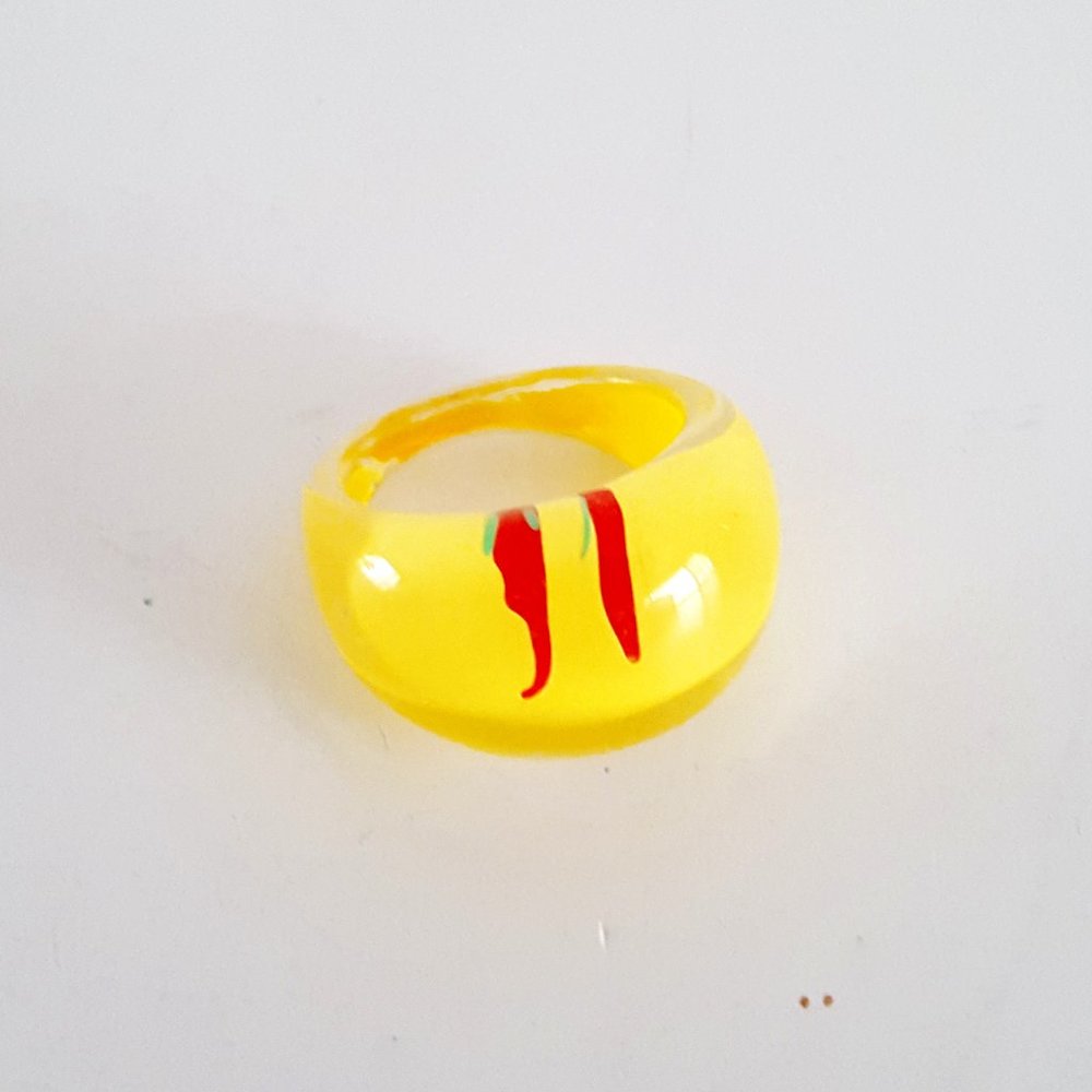 Vintage Ring Acrylic Bubble Dome Ring